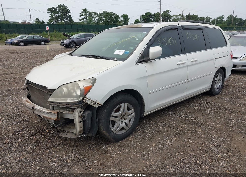 2007 HONDA ODYSSEY EX-L VIN: 5FNRL38687B462567