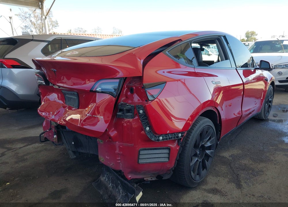 2021 TESLA MODEL Y LONG RANGE DUAL MOTOR ALL-WHEEL DRIVE VIN: 5YJYGDEEXMF285369