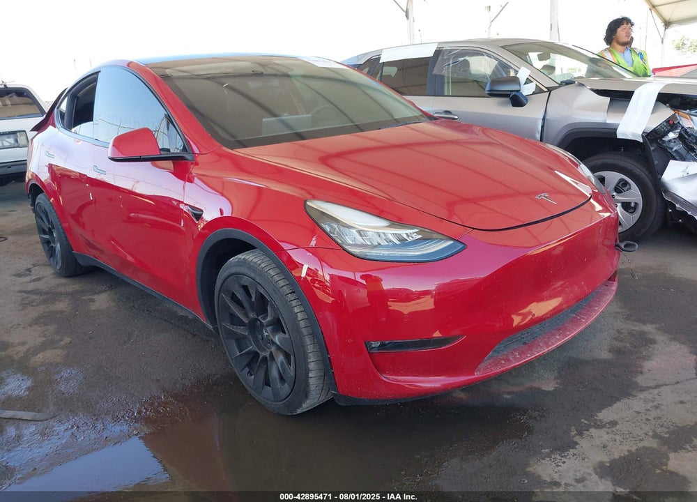 2021 TESLA MODEL Y LONG RANGE DUAL MOTOR ALL-WHEEL DRIVE VIN: 5YJYGDEEXMF285369