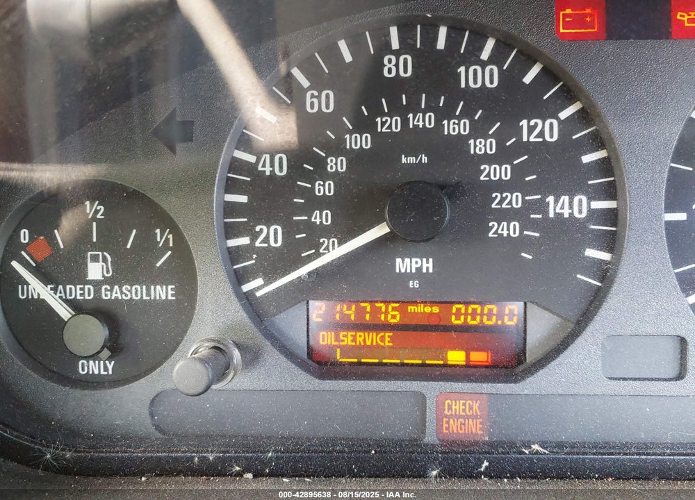 1997 BMW Z3 1.9L VIN: 4USCH7329VLB77239