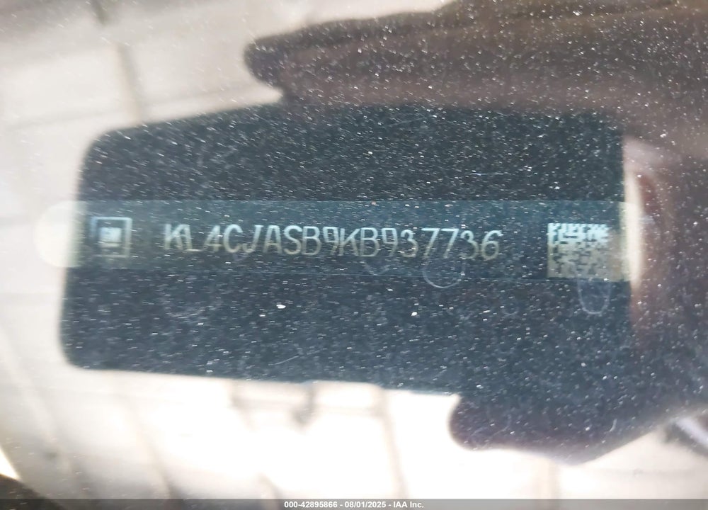 2019 BUICK ENCORE FWD PREFERRED VIN: KL4CJASB9KB937736