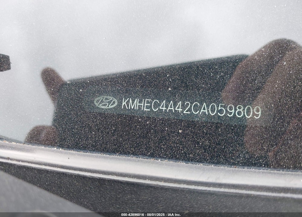2012 HYUNDAI SONATA HYBRID VIN: KMHEC4A42CA059809