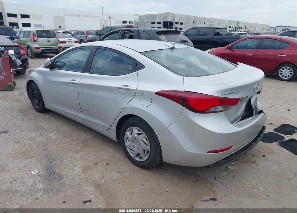 2016 HYUNDAI ELANTRA VIN: 5NPDH4AEXGH717191