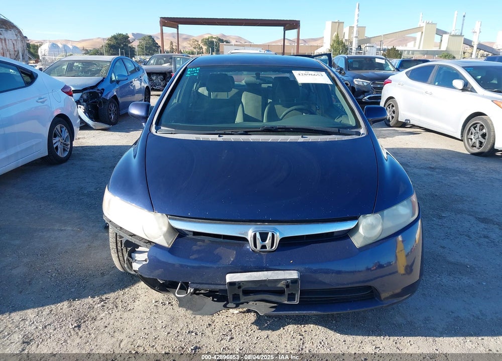 2006 HONDA CIVIC LX VIN: 1HGFA16586L054624