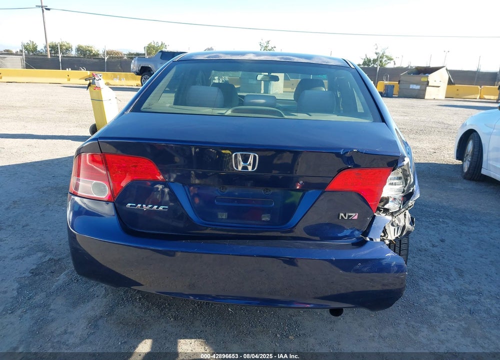 2006 HONDA CIVIC LX VIN: 1HGFA16586L054624