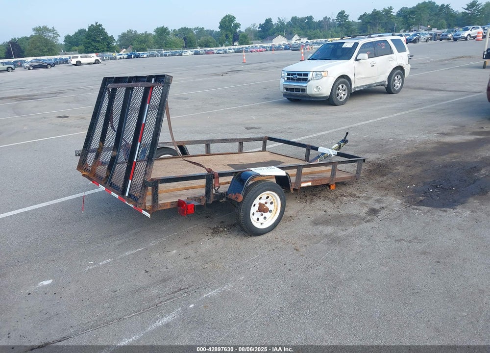 2007 CARRY ON 5X8 UTILITY TRAILER VIN: 4YMUL08187V154214
