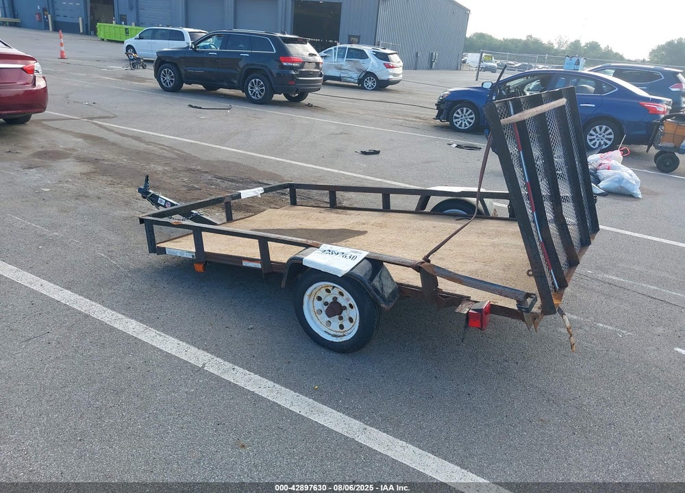 2007 CARRY ON 5X8 UTILITY TRAILER VIN: 4YMUL08187V154214