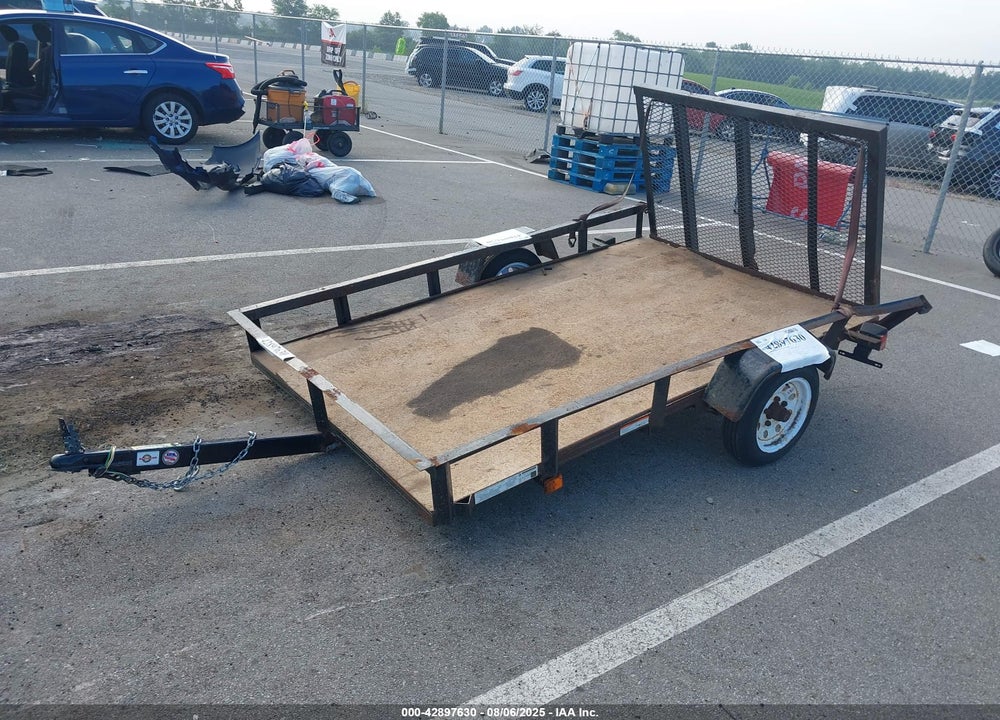 2007 CARRY ON 5X8 UTILITY TRAILER VIN: 4YMUL08187V154214