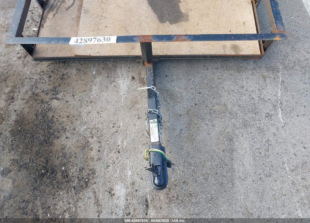 2007 CARRY ON 5X8 UTILITY TRAILER VIN: 4YMUL08187V154214