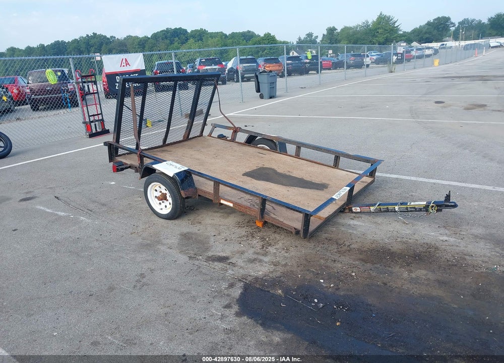 2007 CARRY ON 5X8 UTILITY TRAILER VIN: 4YMUL08187V154214