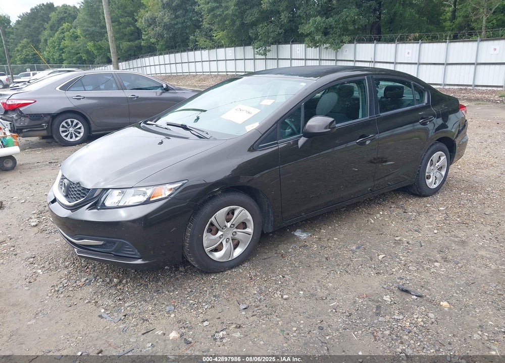 2013 HONDA CIVIC LX VIN: 19XFB2F51DE075368