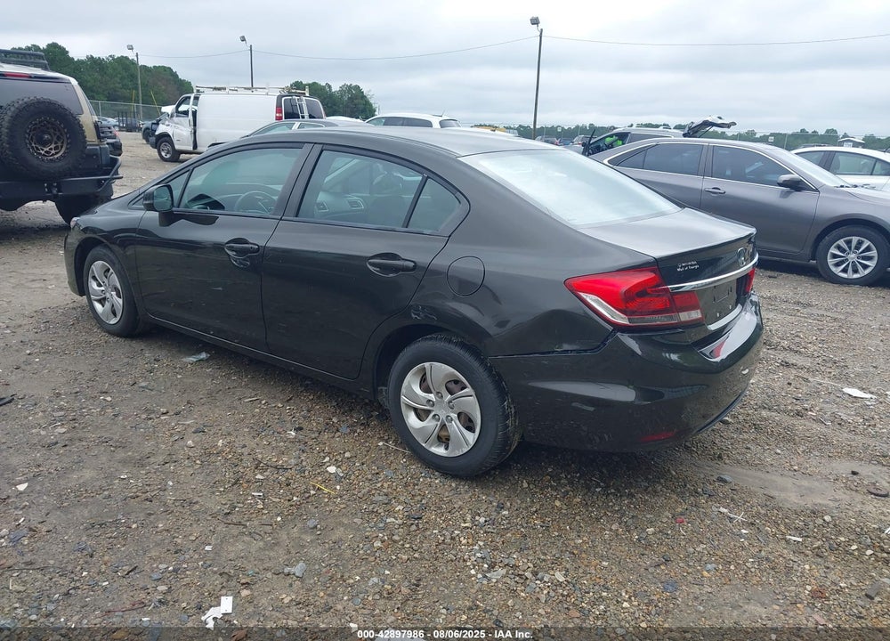 2013 HONDA CIVIC LX VIN: 19XFB2F51DE075368