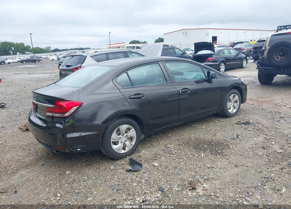 2013 HONDA CIVIC LX VIN: 19XFB2F51DE075368