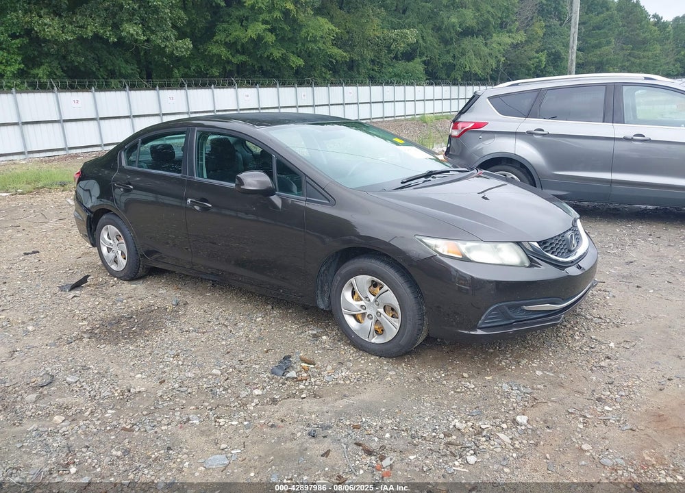 2013 HONDA CIVIC LX VIN: 19XFB2F51DE075368
