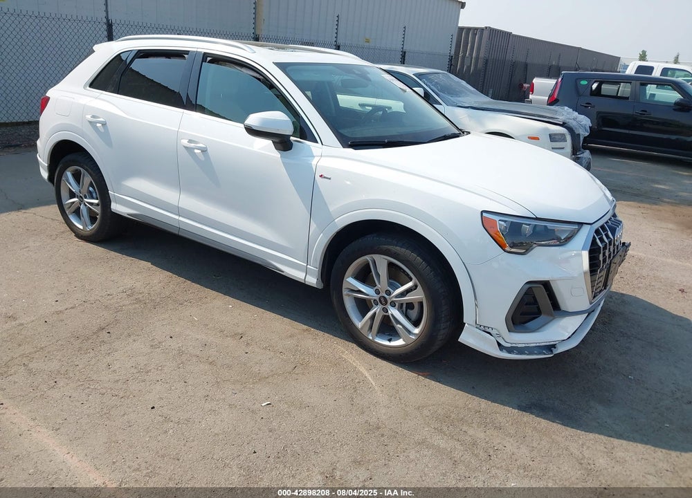 2021 AUDI Q3 PREMIUM 45 TFSI S LINE QUATTRO TIPTRONIC VIN: WA1DECF34M1137958