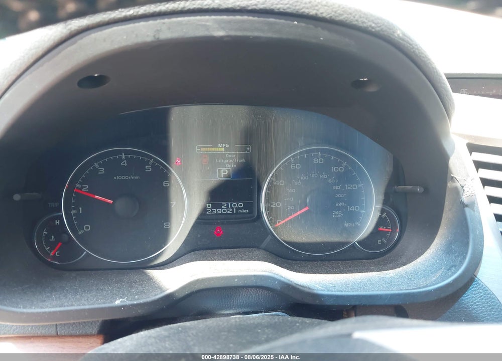 2013 SUBARU OUTBACK VIN: 4S4BRCKC1D3314134