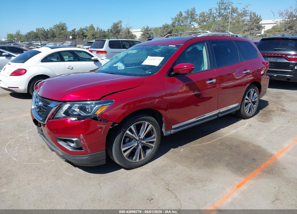 2019 NISSAN PATHFINDER PLATINUM VIN: 5N1DR2MN7KC612783