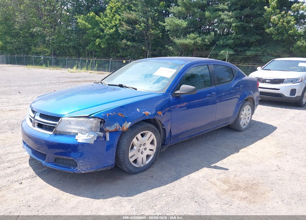 2013 DODGE AVENGER SE VIN: 1C3CDZABXDN683201