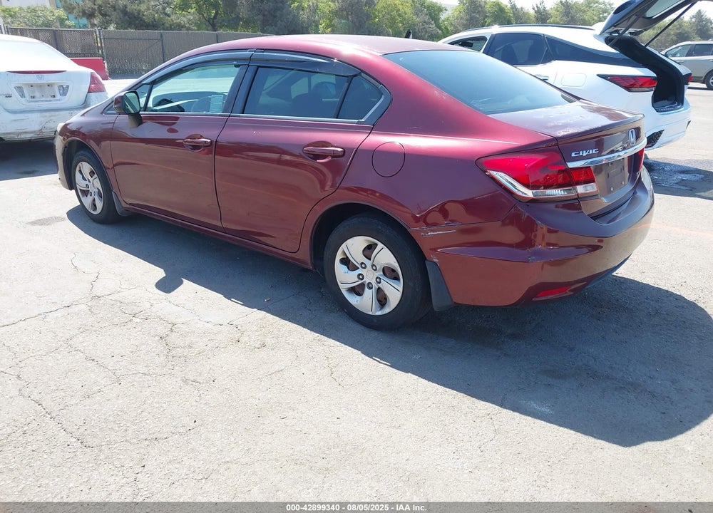 2013 HONDA CIVIC VIN: 2HGFB2F58DH567031