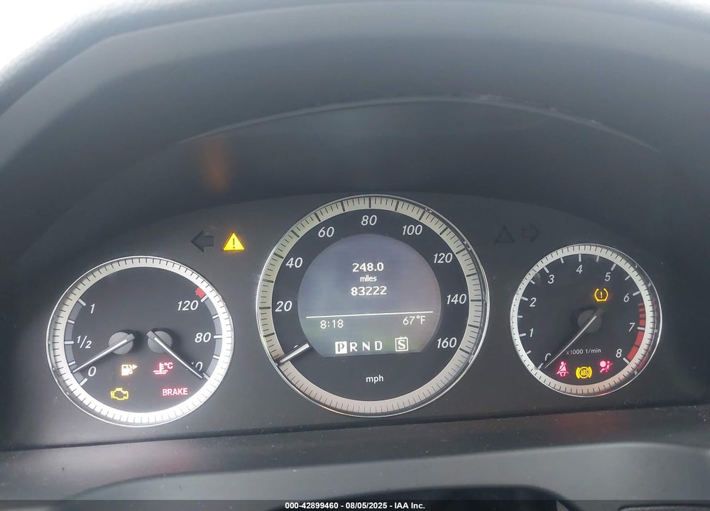 2009 MERCEDES-BENZ C CLASS VIN: WDDGF54X99R054946