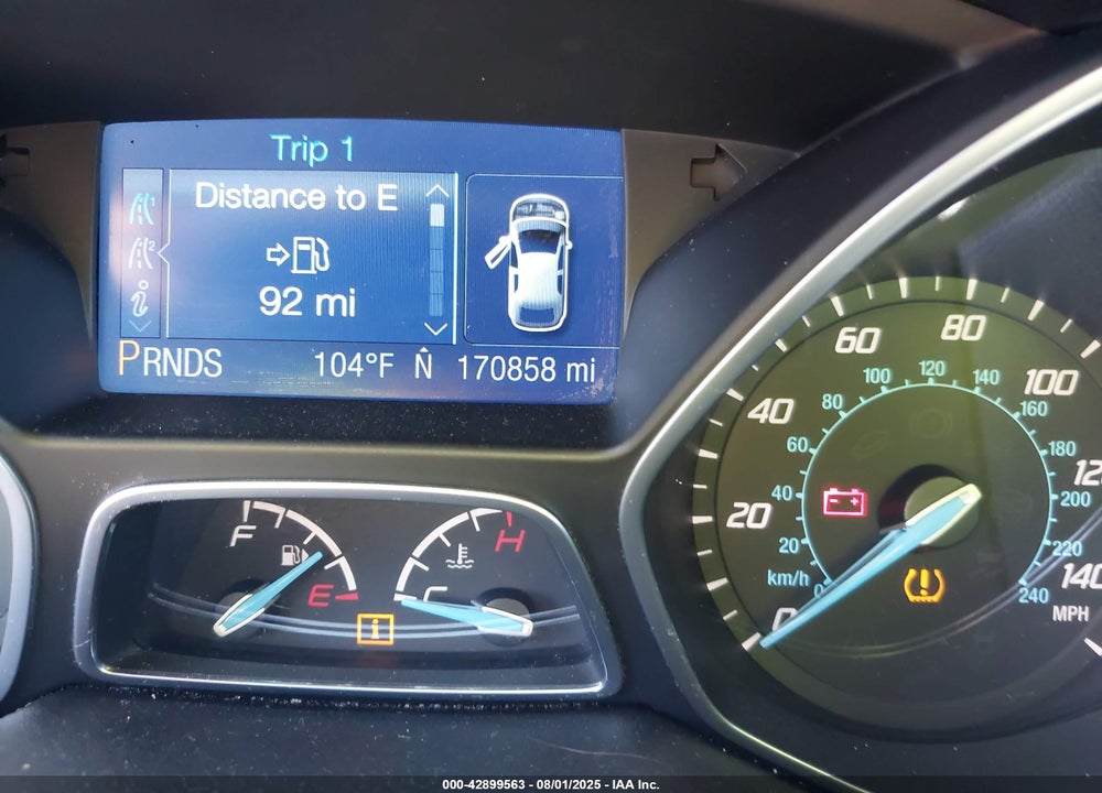 2013 FORD FOCUS VIN: 1FADP3K2XDL285409