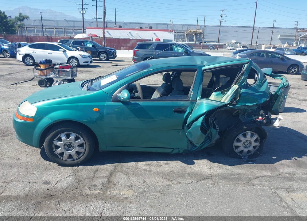 2004 CHEVROLET AVEO LS VIN: KL1TJ62684B132908