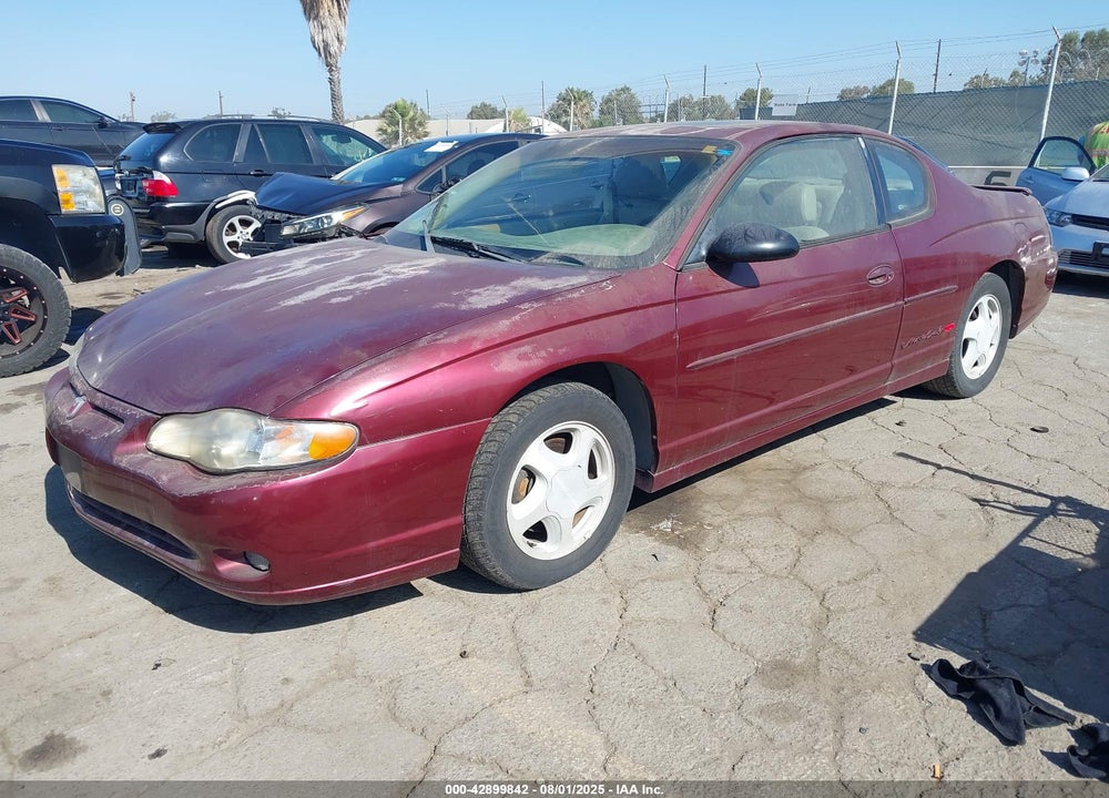 2002 CHEVROLET MONTE CARLO SS VIN: 2G1WX15K829117297