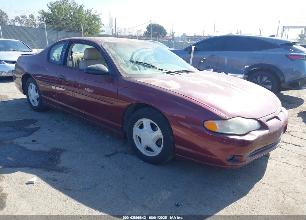 2002 CHEVROLET MONTE CARLO SS VIN: 2G1WX15K829117297