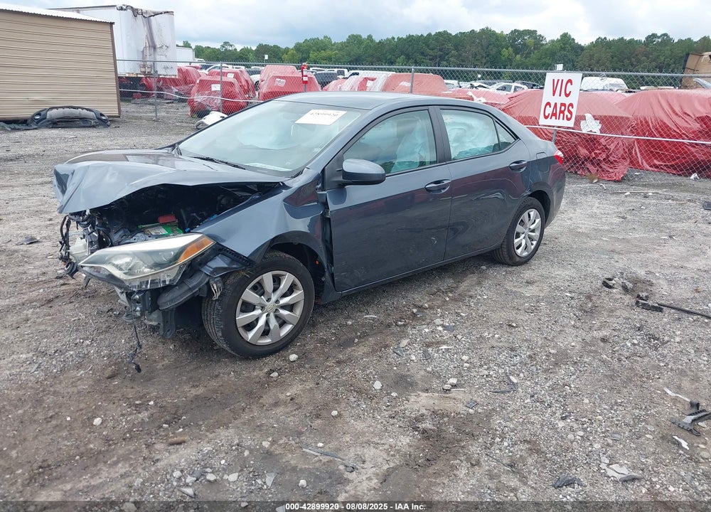 2015 TOYOTA COROLLA LE VIN: 2T1BURHE9FC308817