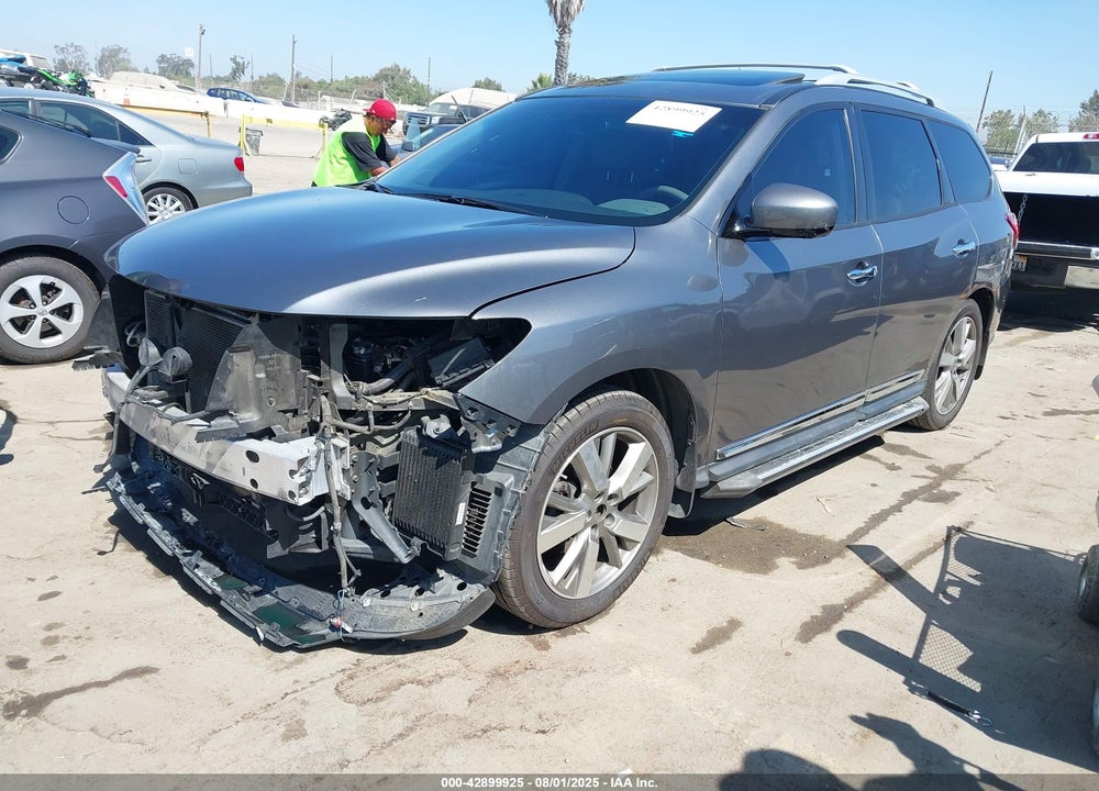 2015 NISSAN PATHFINDER PLATINUM VIN: 5N1AR2MN4FC684078