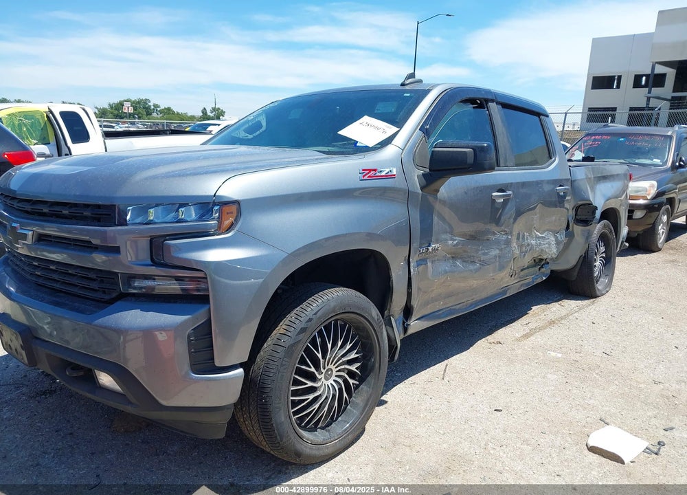 2020 CHEVROLET SILVERADO 1500 4WD  SHORT BED RST VIN: 3GCUYEED6LG392288