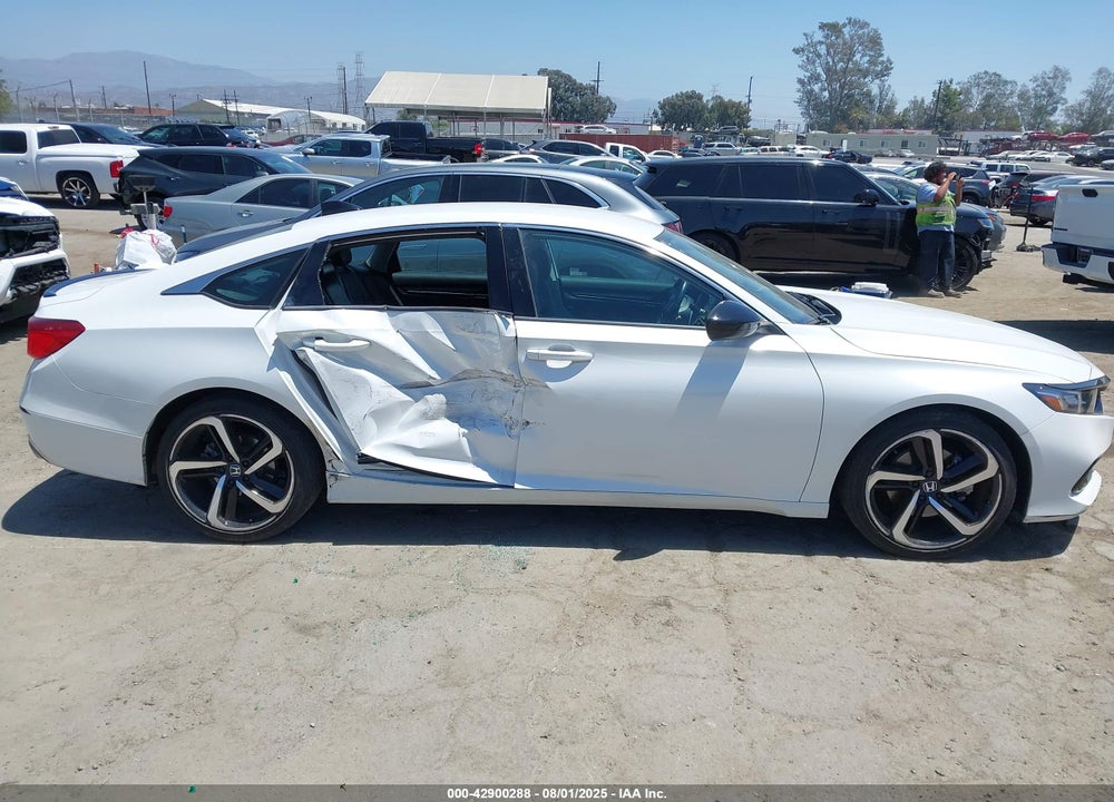 2021 HONDA ACCORD VIN: 1HGCV1F4XMA075093