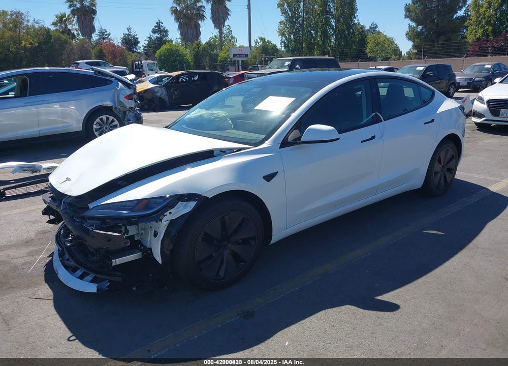 2025 TESLA MODEL 3 LONG RANGE ALL-WHEEL DRIVE VIN: 5YJ3E1EB1SF001368