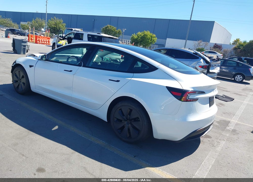 2025 TESLA MODEL 3 LONG RANGE ALL-WHEEL DRIVE VIN: 5YJ3E1EB1SF001368