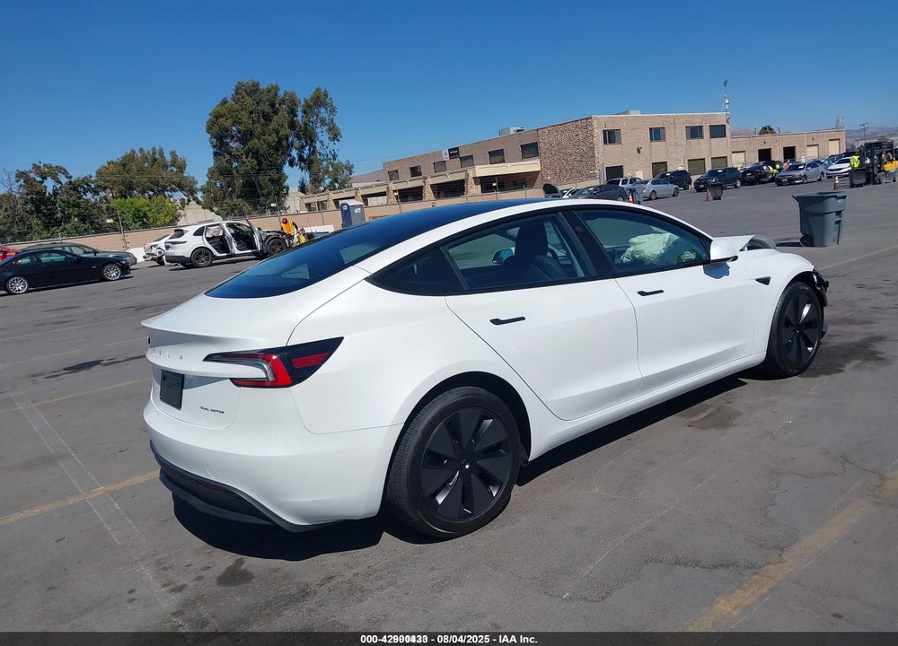 2025 TESLA MODEL 3 LONG RANGE ALL-WHEEL DRIVE VIN: 5YJ3E1EB1SF001368