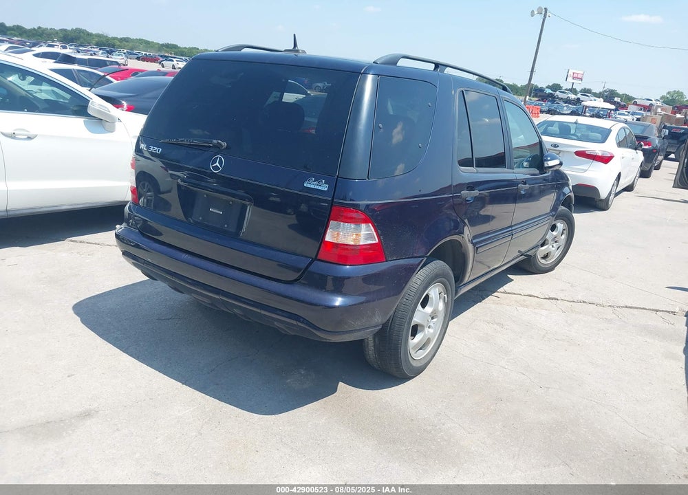 2002 MERCEDES-BENZ ML 320 VIN: 4JGAB54E02A344020