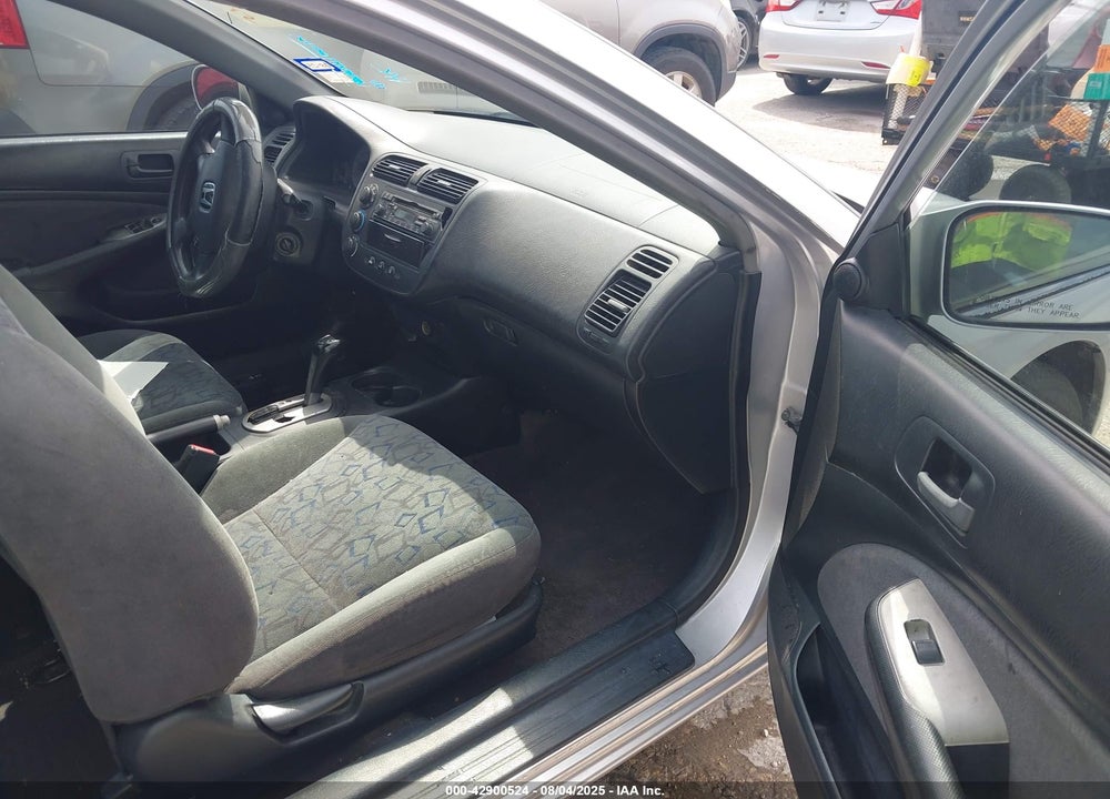 2001 HONDA CIVIC EX VIN: 1HGEM22901L019392