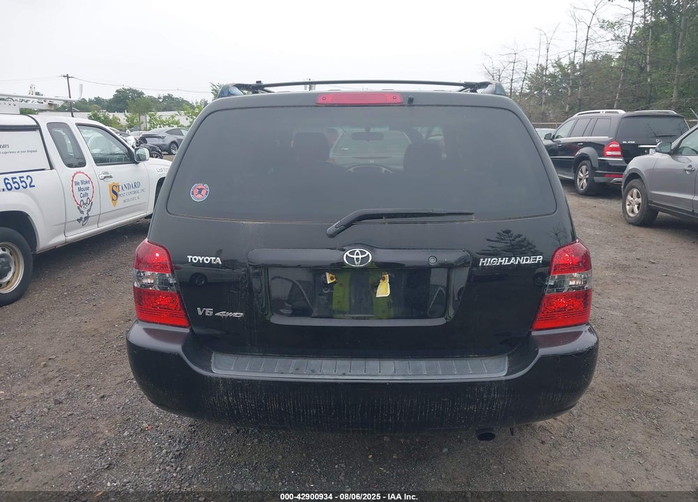 2006 TOYOTA HIGHLANDER V6 VIN: JTEEP21A360177859