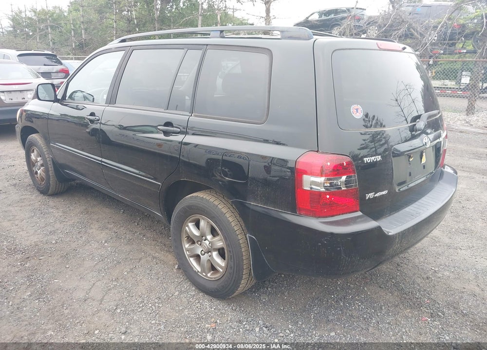 2006 TOYOTA HIGHLANDER V6 VIN: JTEEP21A360177859