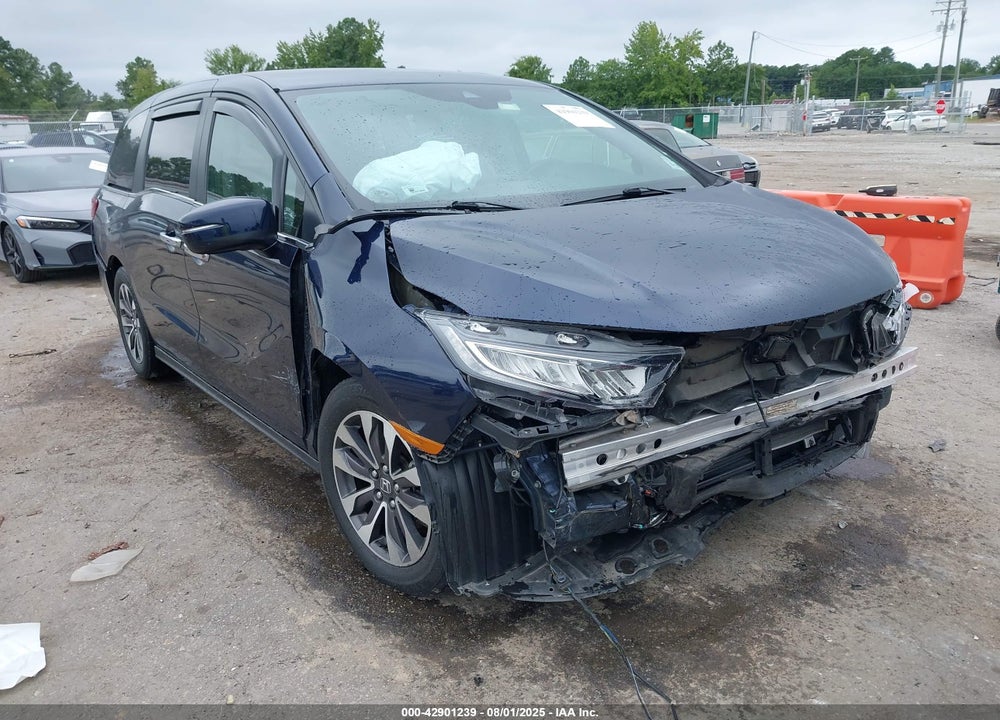 2022 HONDA ODYSSEY EX-L VIN: 5FNRL6H76NB008065
