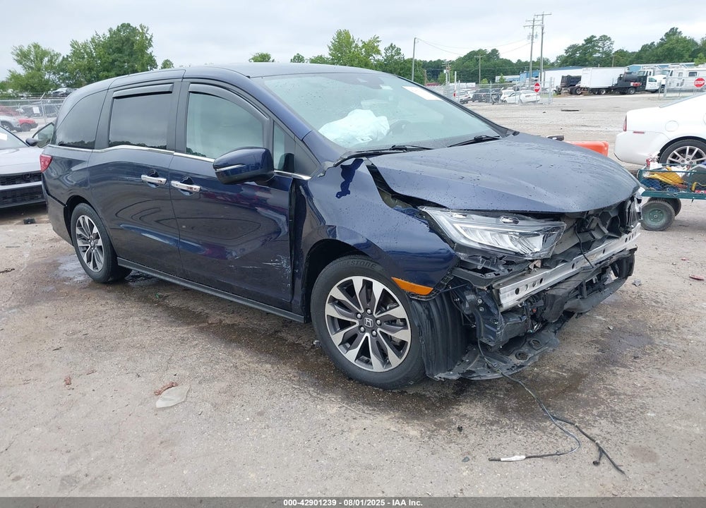 2022 HONDA ODYSSEY EX-L VIN: 5FNRL6H76NB008065