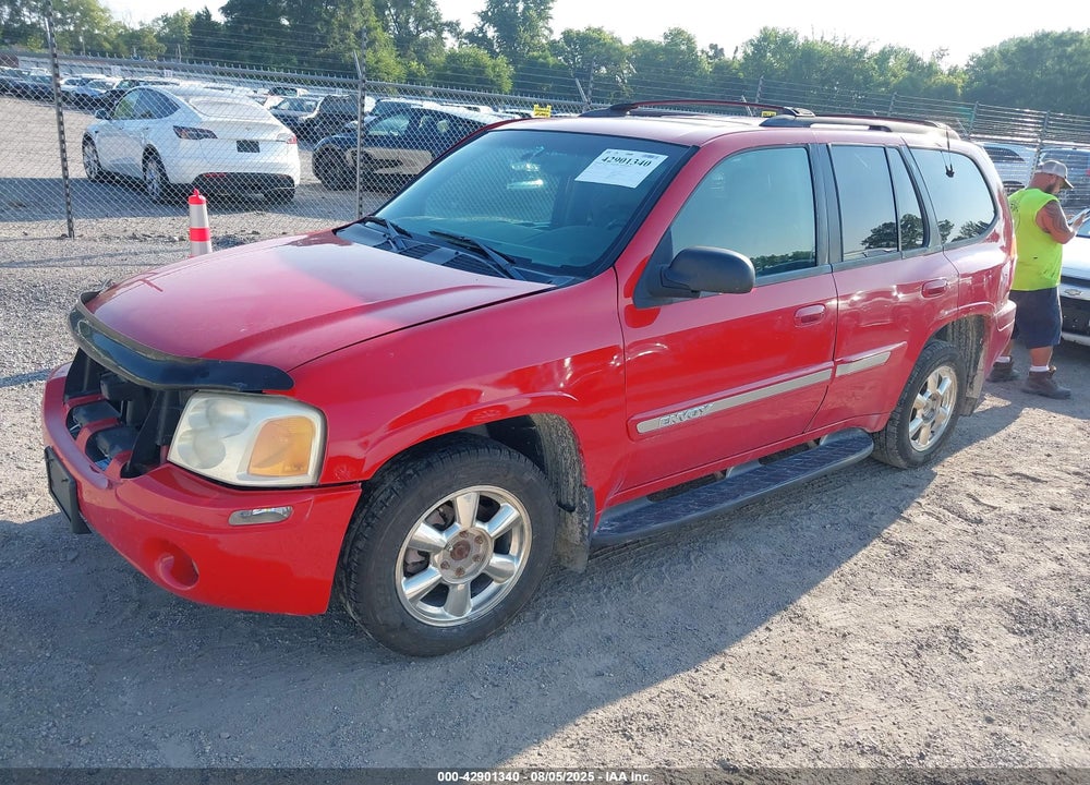 2002 GMC ENVOY SLT VIN: 1GKDT13S522142755