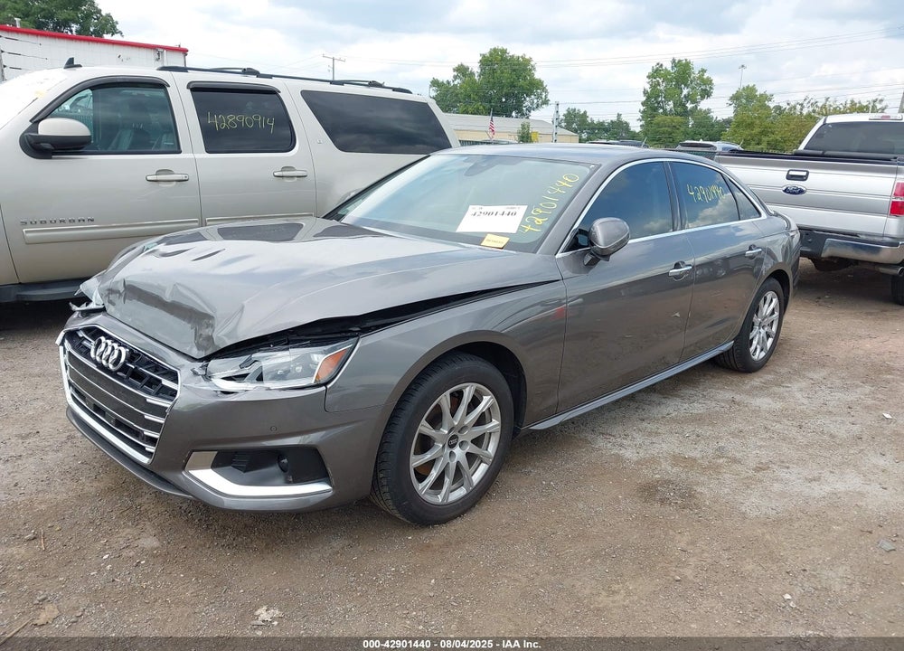 2022 AUDI A4 VIN: WAUABAF42NA006704