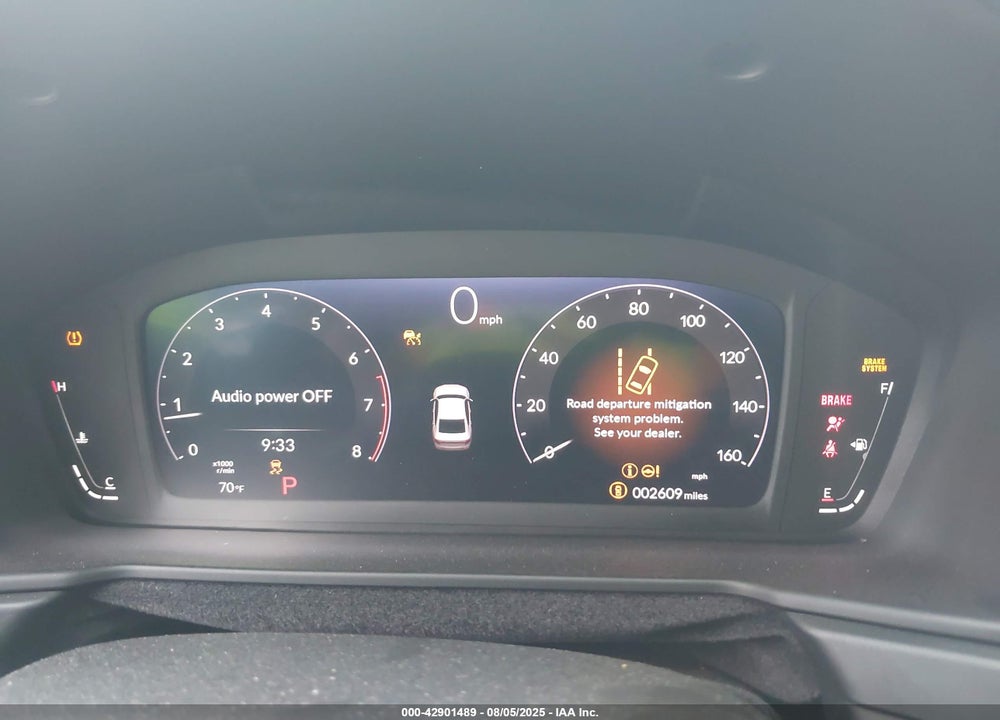 2025 HONDA ACCORD VIN: 1HGCY1F2XSA016757
