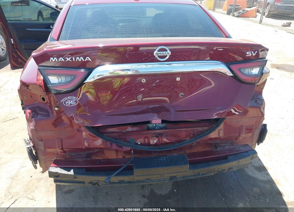 2021 NISSAN MAXIMA VIN: 1N4AA6CV1MC503784
