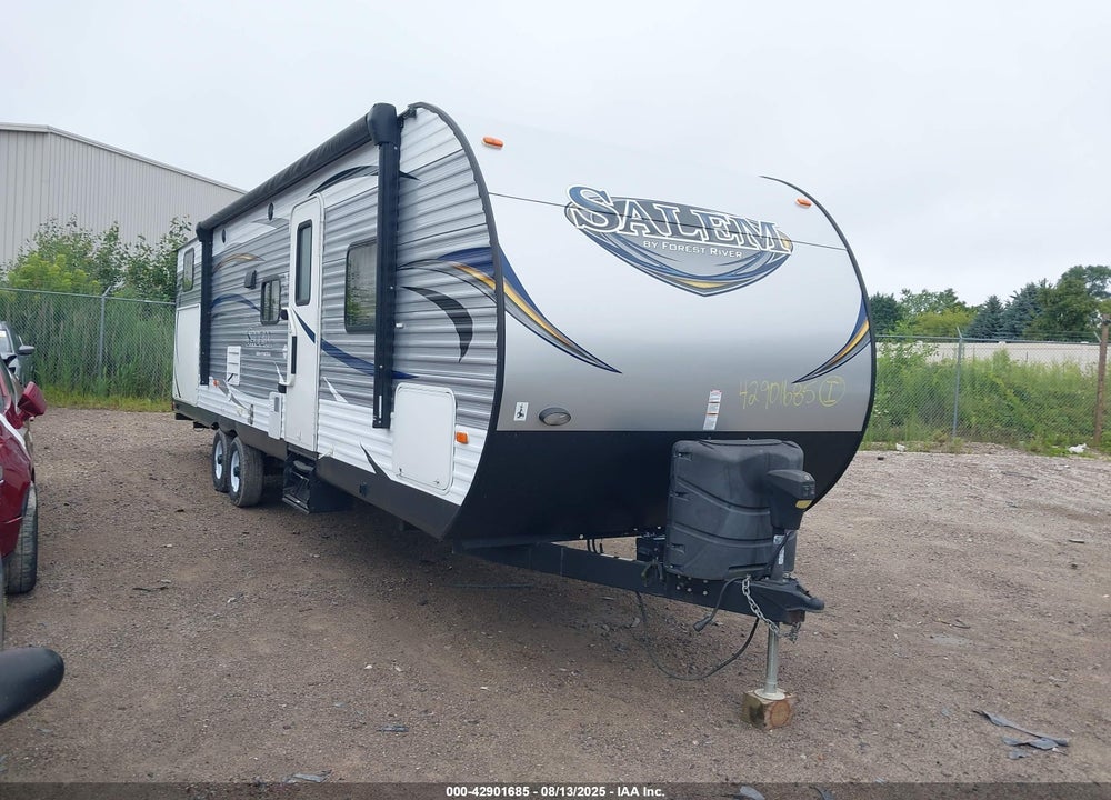 2017 FOREST RIVER SALEM TRAVEL TRAILER VIN: 4X4TSMF28HA317645