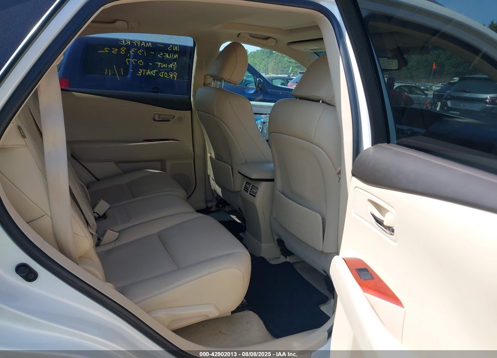 2011 LEXUS RX 350 VIN: 2T2BK1BA5BC097859