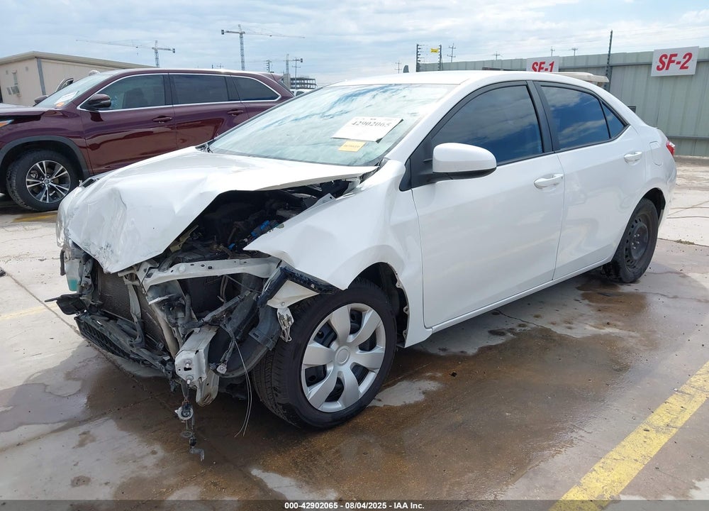 2016 TOYOTA COROLLA VIN: 5YFBURHE4GP557706