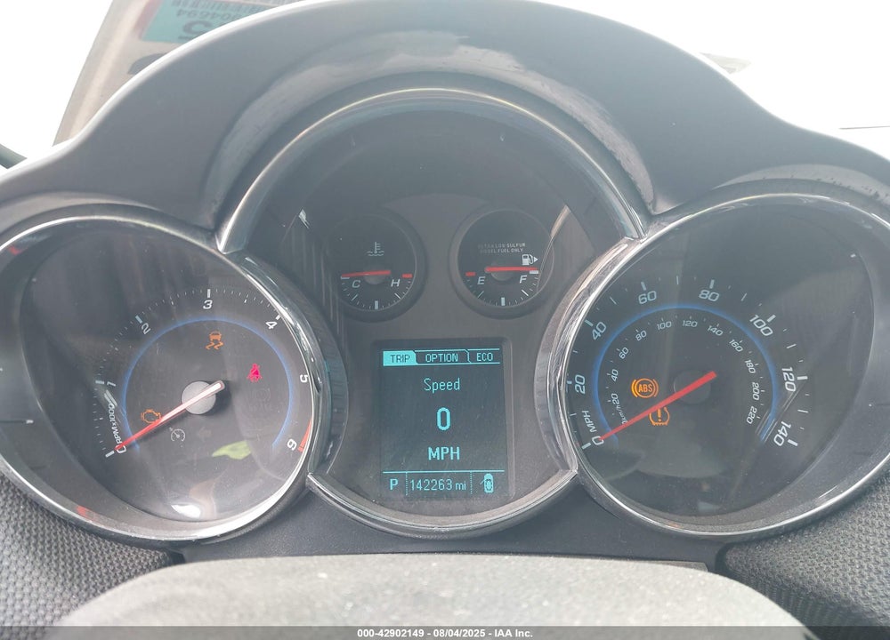 2014 CHEVROLET CRUZE VIN: 1G1P75SZ9E7253750