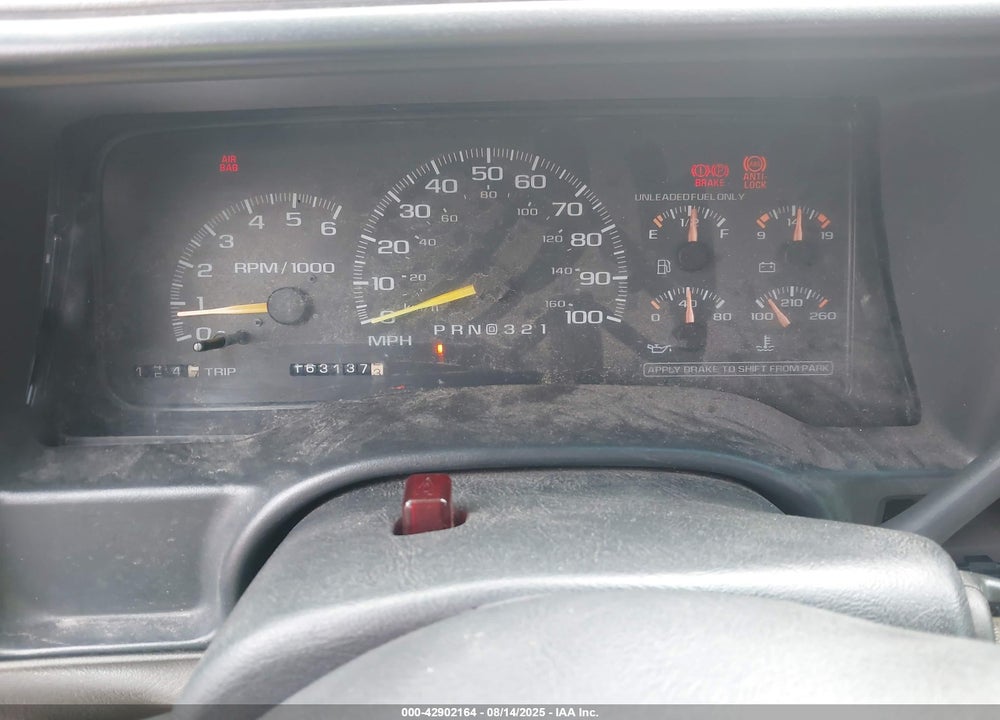 1998 CHEVROLET K1500 FLEETSIDE VIN: 1GCEK14M4WZ211239
